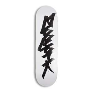 Zoo York OG 95 Tag Skateboard Deck - White/Black