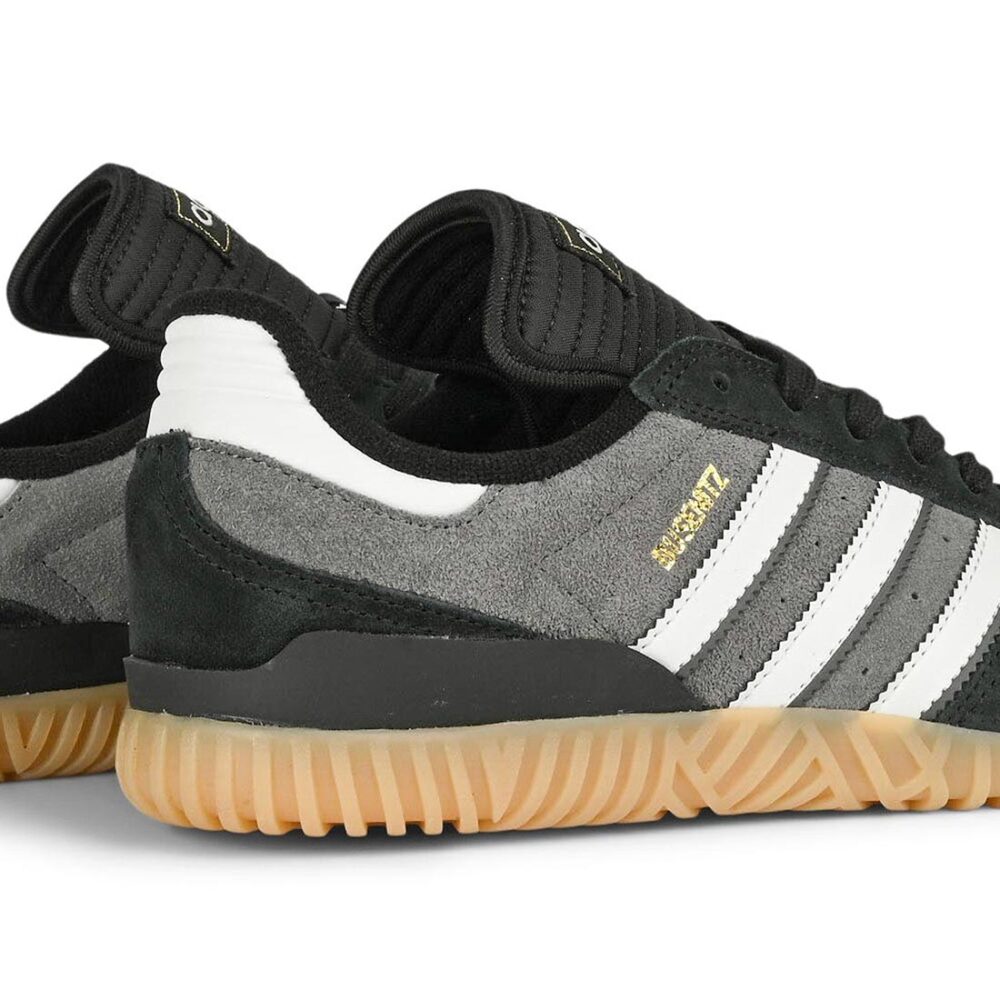 Adidas Busenitz Indoor Super Skate Shoes - Black/Crystal White/Grey