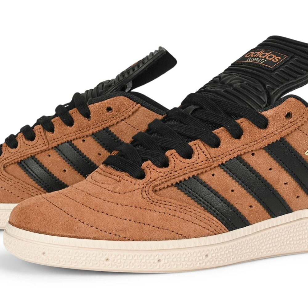 Adidas Busenitz Skate Shoes - Brown/Core Black/Chalk White