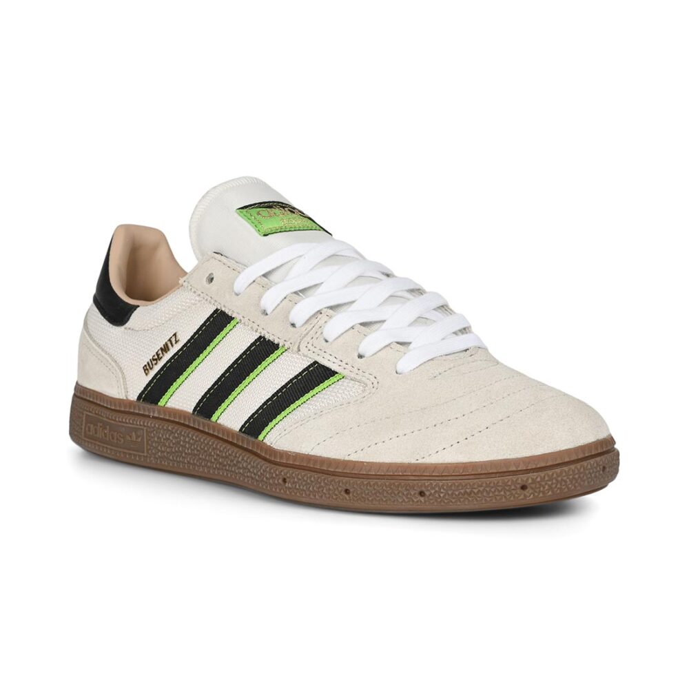 Adidas Busenitz Vintage Skate Shoes - Beige/Core Black/Gum