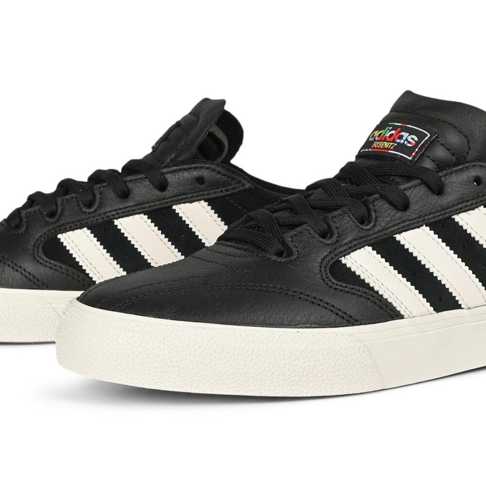 Adidas Busenitz Vulc II Skate Shoes - Core Black/Chalk White/Gold
