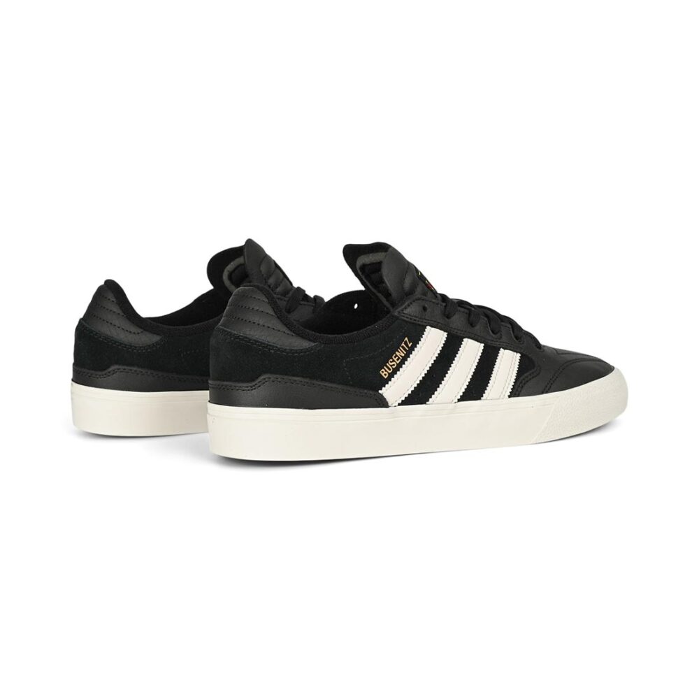 Adidas Busenitz Vulc II Skate Shoes - Core Black/Chalk White/Gold