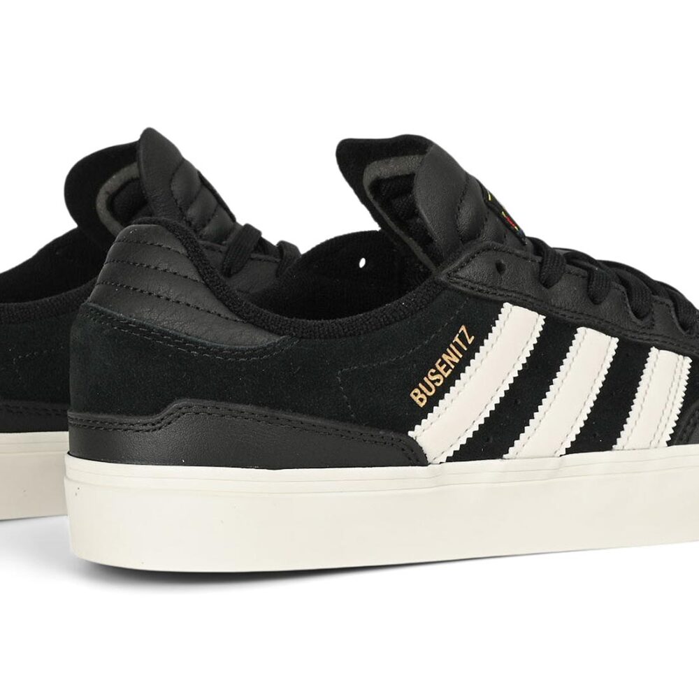 Adidas Busenitz Vulc II Skate Shoes - Core Black/Chalk White/Gold