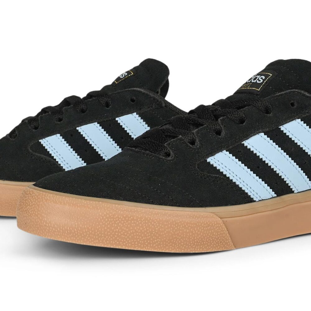 Adidas Busenitz Vulc II Skate Shoes - Core Black/Clear Sky/Gum