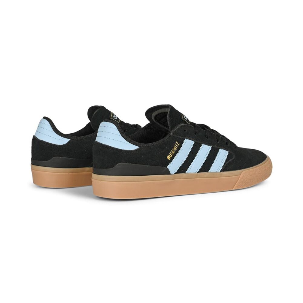 Adidas Busenitz Vulc II Skate Shoes - Core Black/Clear Sky/Gum