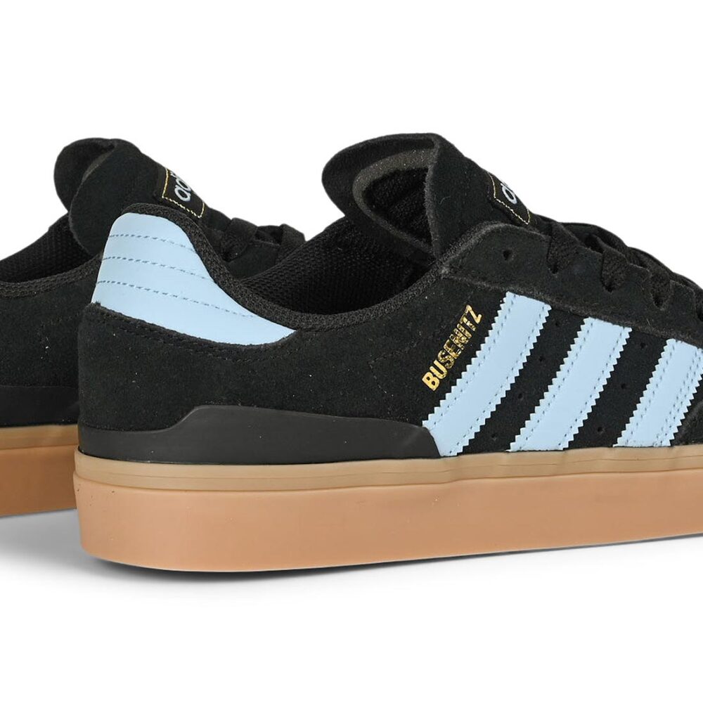 Adidas Busenitz Vulc II Skate Shoes - Core Black/Clear Sky/Gum