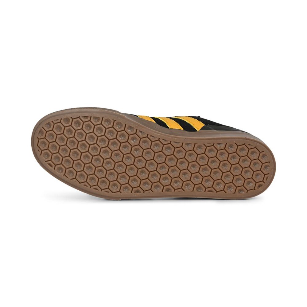 Adidas Busenitz Vulc II Skate Shoes - Core Black/Yellow/Gum