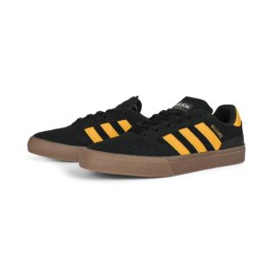 Adidas Busenitz Vulc II Skate Shoes - Core Black/Yellow/Gum