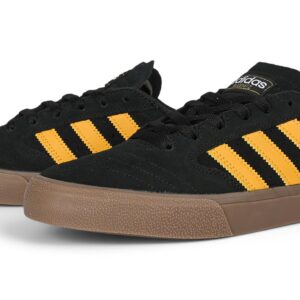 Adidas Busenitz Vulc II Skate Shoes - Core Black/Yellow/Gum