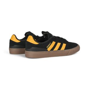 Adidas Busenitz Vulc II Skate Shoes - Core Black/Yellow/Gum