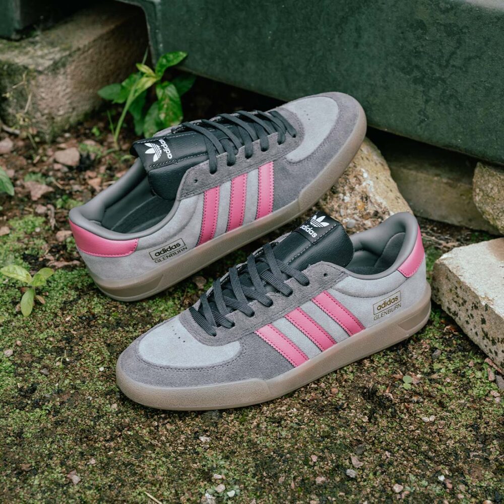 Adidas Glenburn Skate Shoes - Carbon/Dual Magenta/Grey