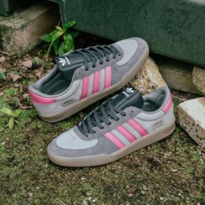Adidas Glenburn Skate Shoes - Carbon/Dual Magenta/Grey