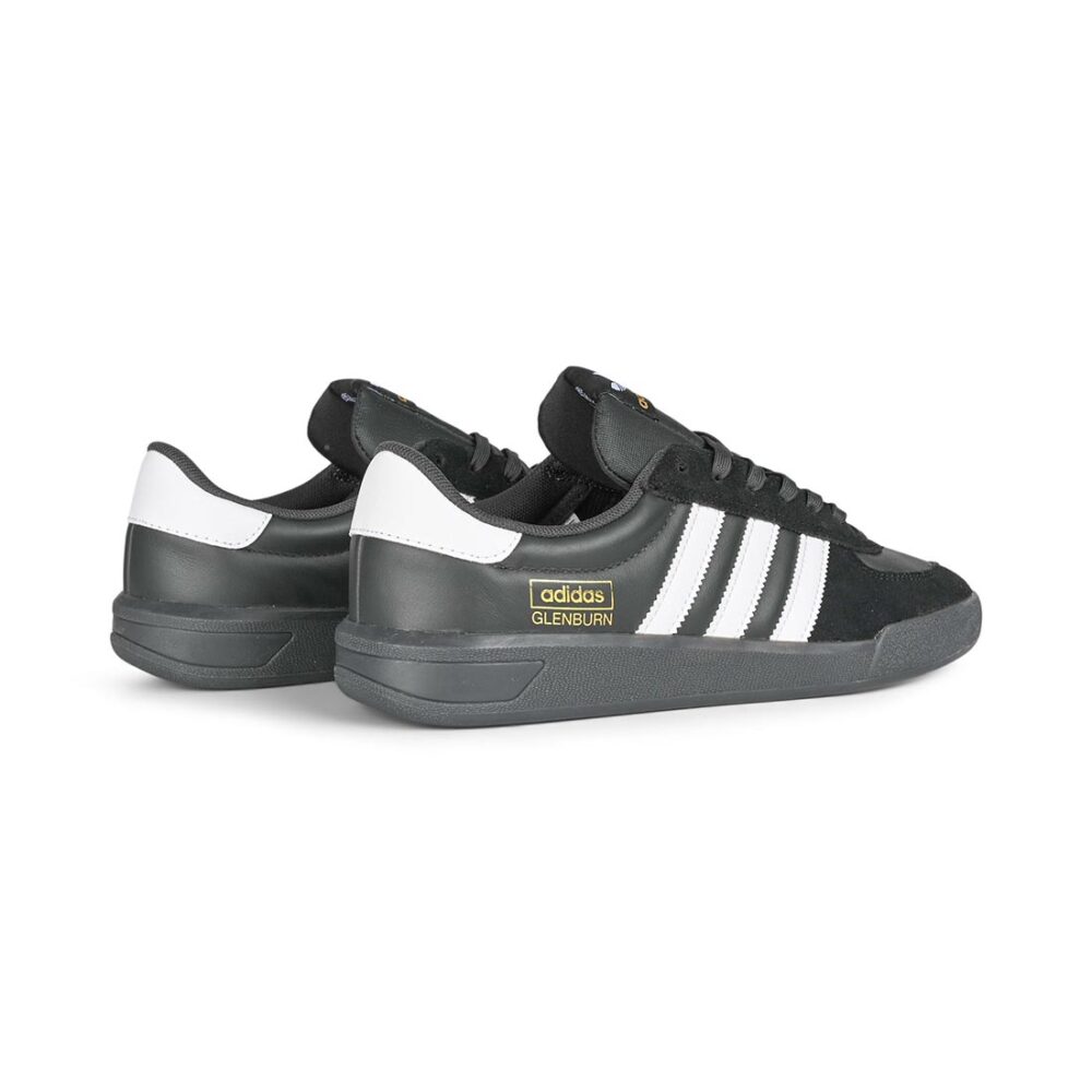 Adidas Glenburn Skate Shoes - Black/Cloud White/Carbon
