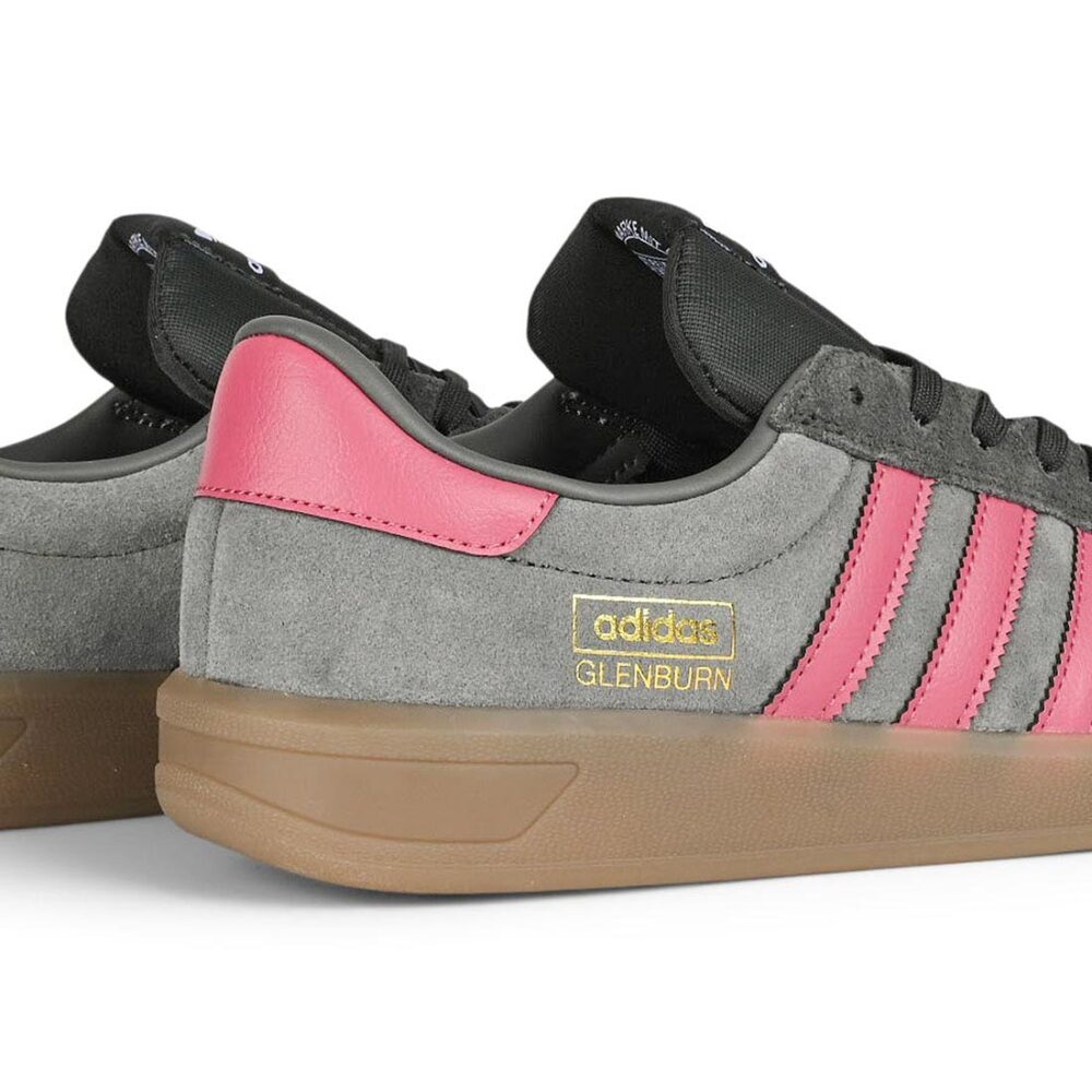 Adidas Glenburn Skate Shoes - Carbon/Dual Magenta/Grey