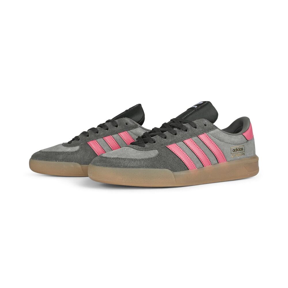 Adidas Glenburn Skate Shoes - Carbon/Dual Magenta/Grey