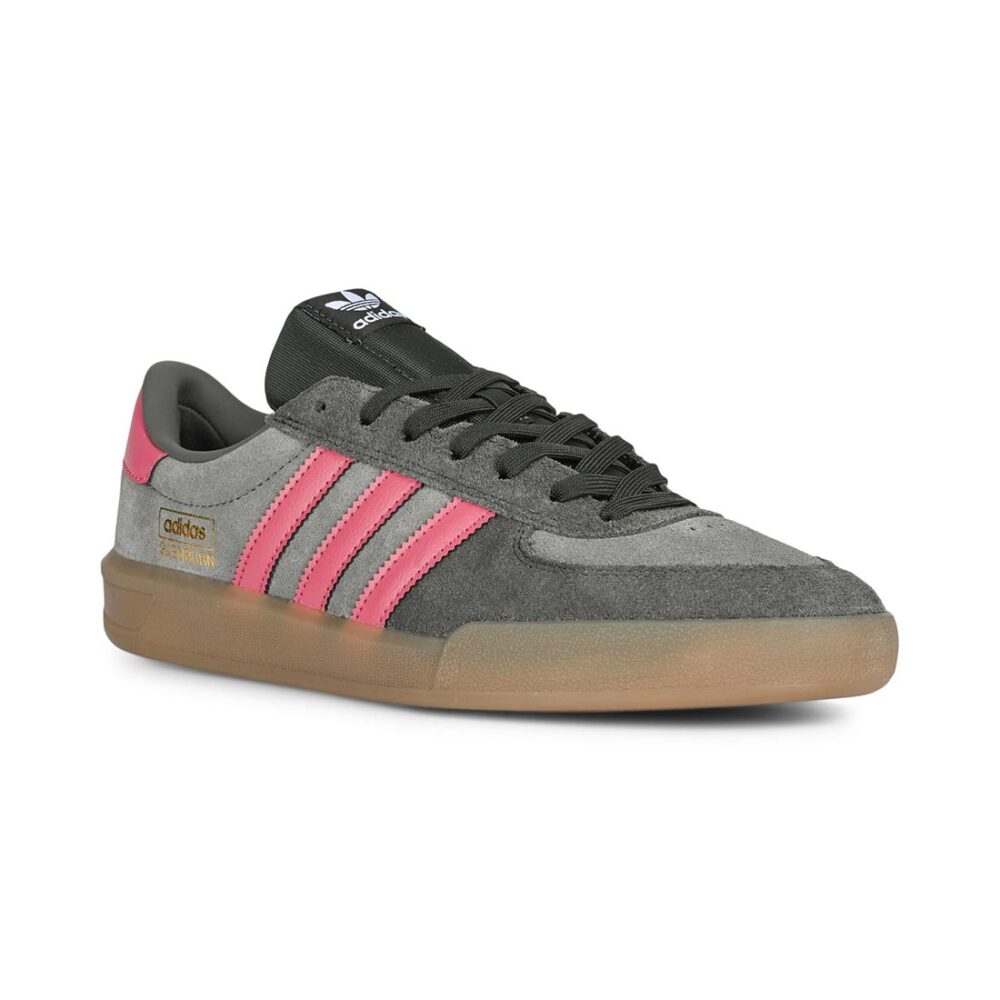Adidas Glenburn Skate Shoes - Carbon/Dual Magenta/Grey