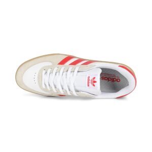 Adidas Glenburn Skate Shoes - White/Better Scarlet/Gum