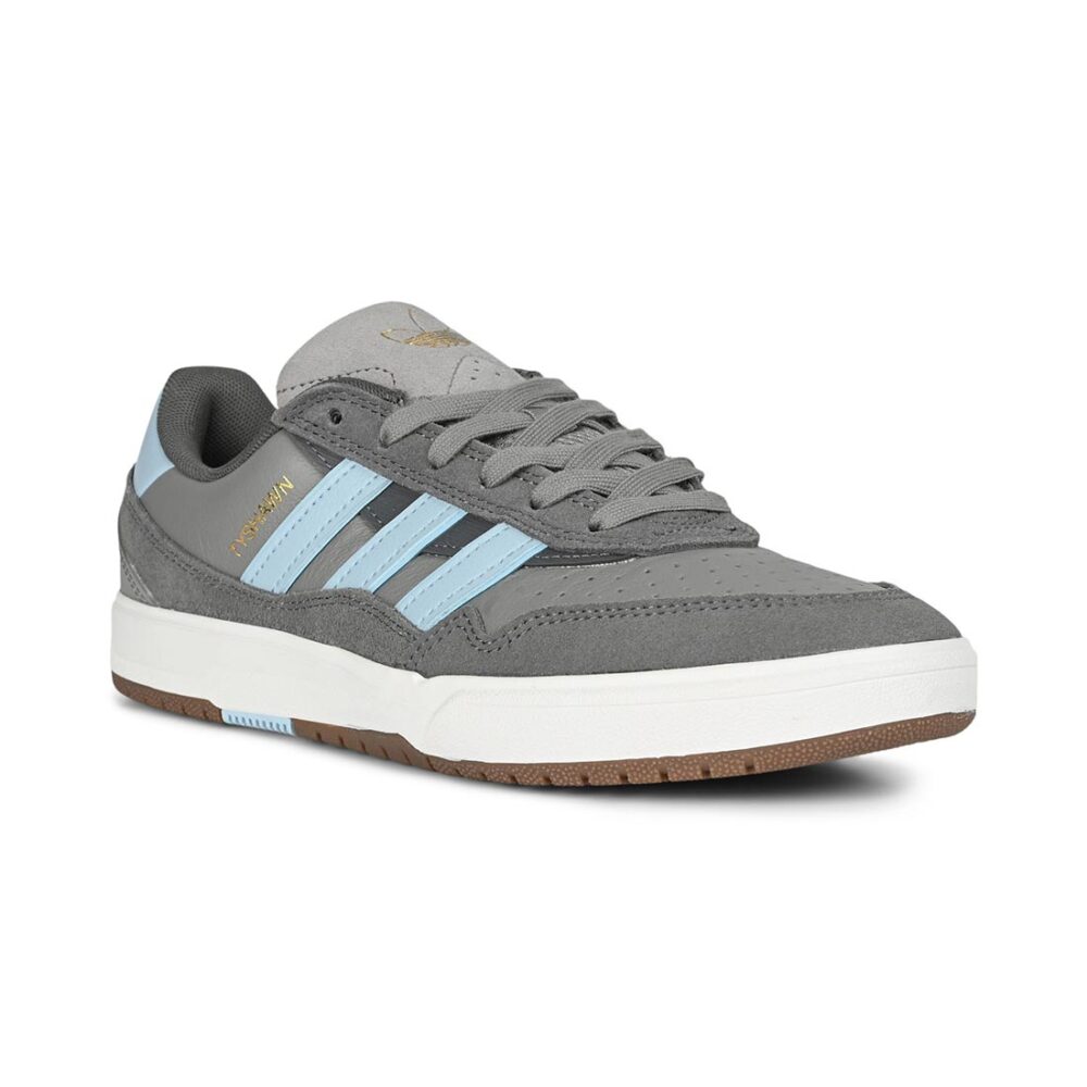 Adidas Tyshawn II Skate Shoes - Grey/Clear Sky/White