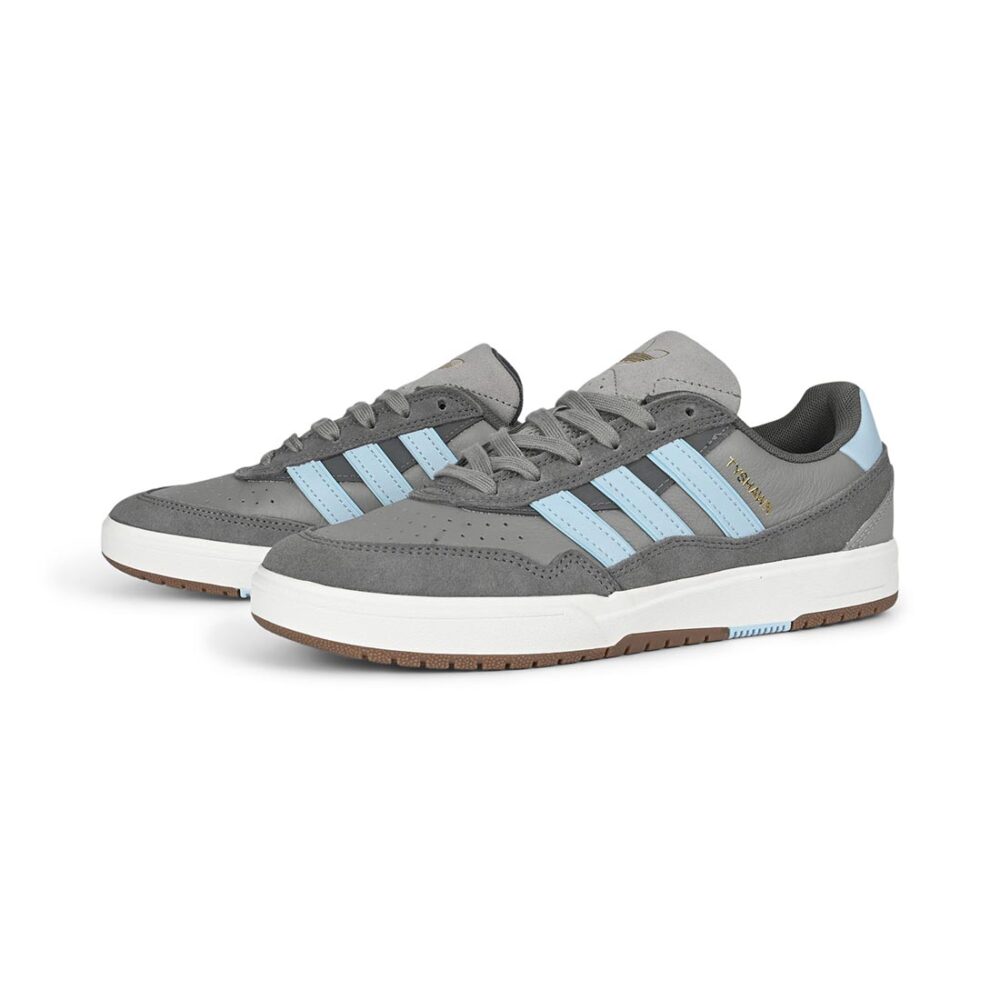 Adidas Tyshawn II Skate Shoes - Grey/Clear Sky/White