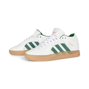 Adidas Tyshawn Skate Shoes - White/Green/Gum