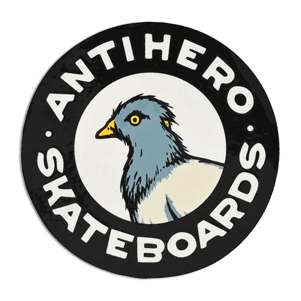 Anti Hero Pigeon Round Medium Sticker