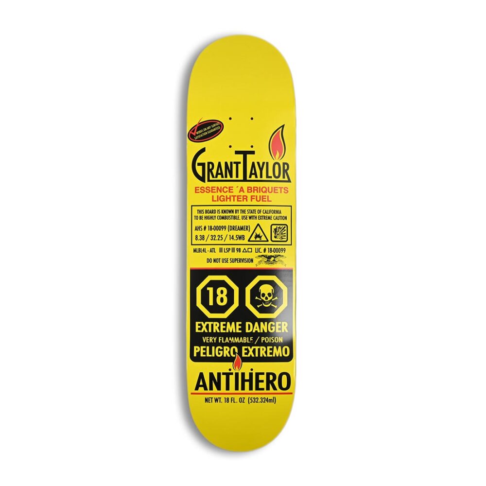 Anti Hero Taylor Fueled Up 8.38" Skateboard Deck