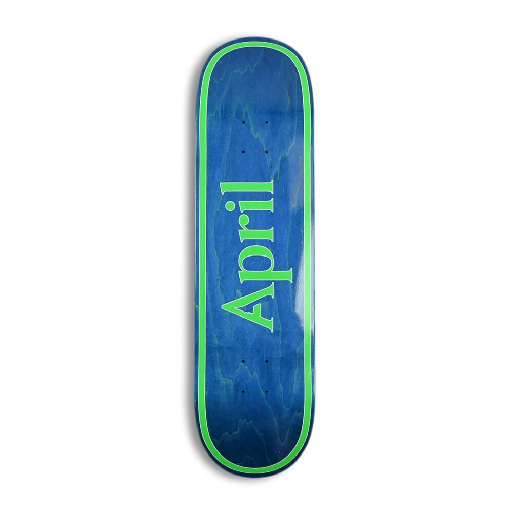 April OG Logo Skateboard Deck - Blue/Green