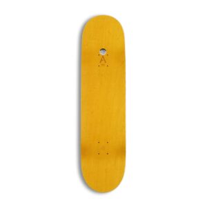 April OG Logo Skateboard Deck - Yellow/Purple