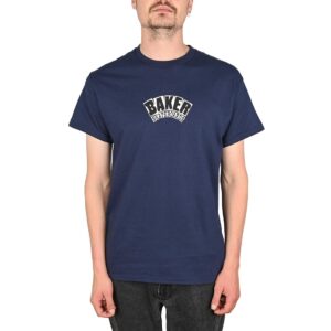 Baker Arch Logo S/S T-Shirt - Navy