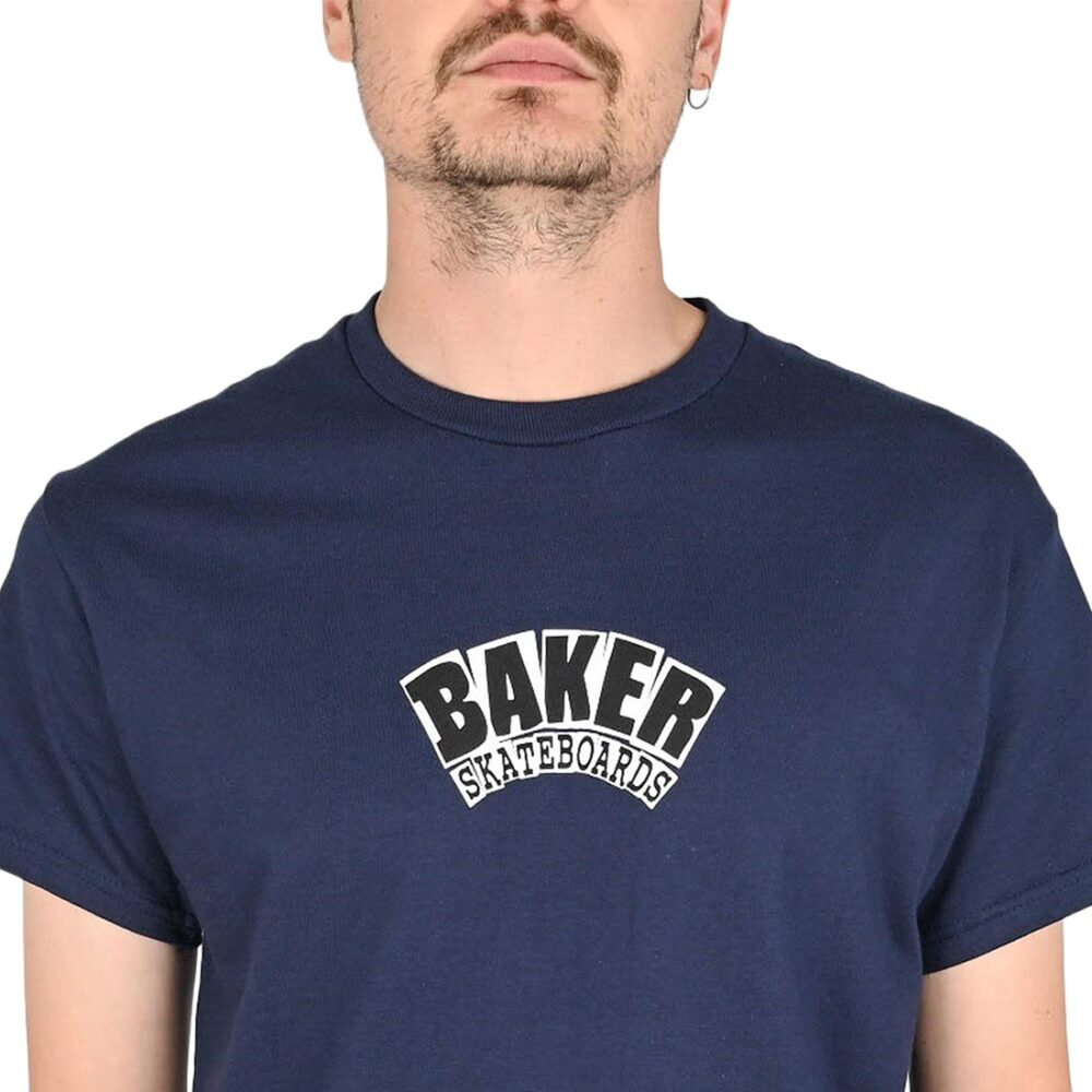 Baker Arch Logo S/S T-Shirt - Navy