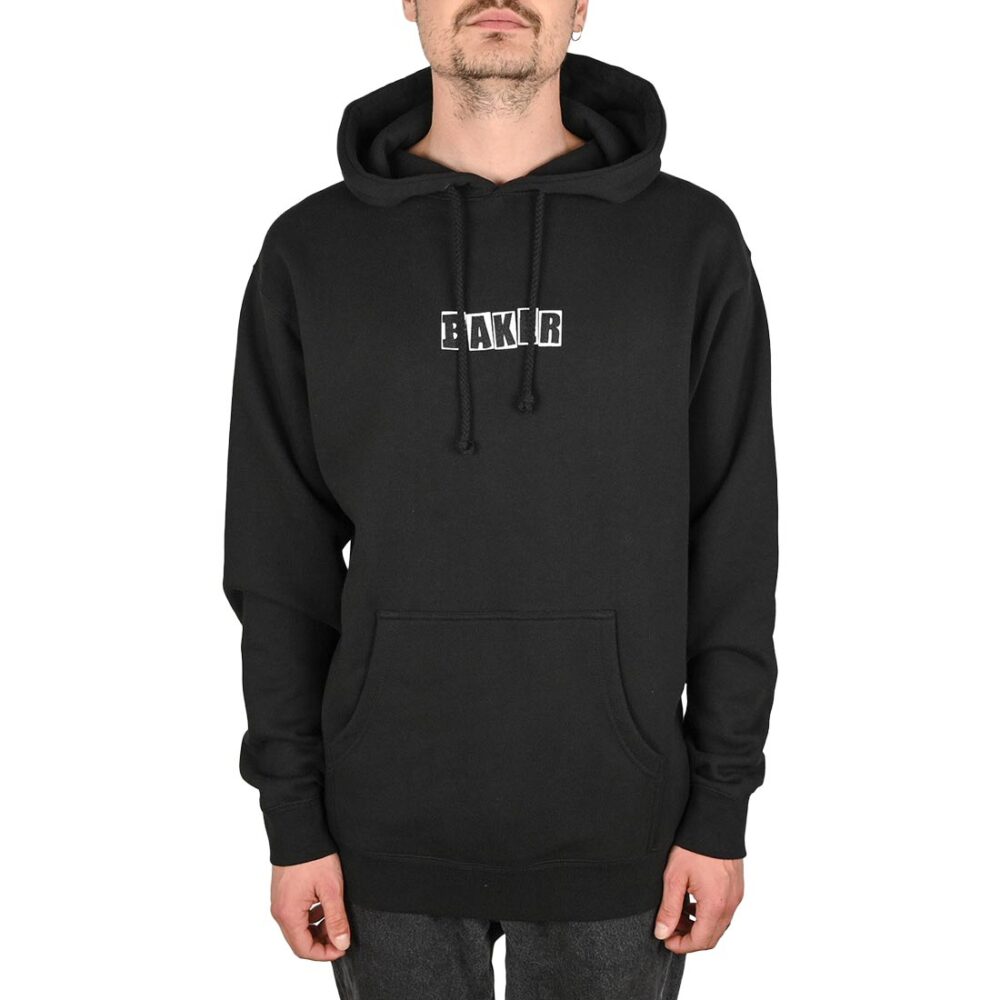 Baker Brand Logo Pullover Hoodie - Black