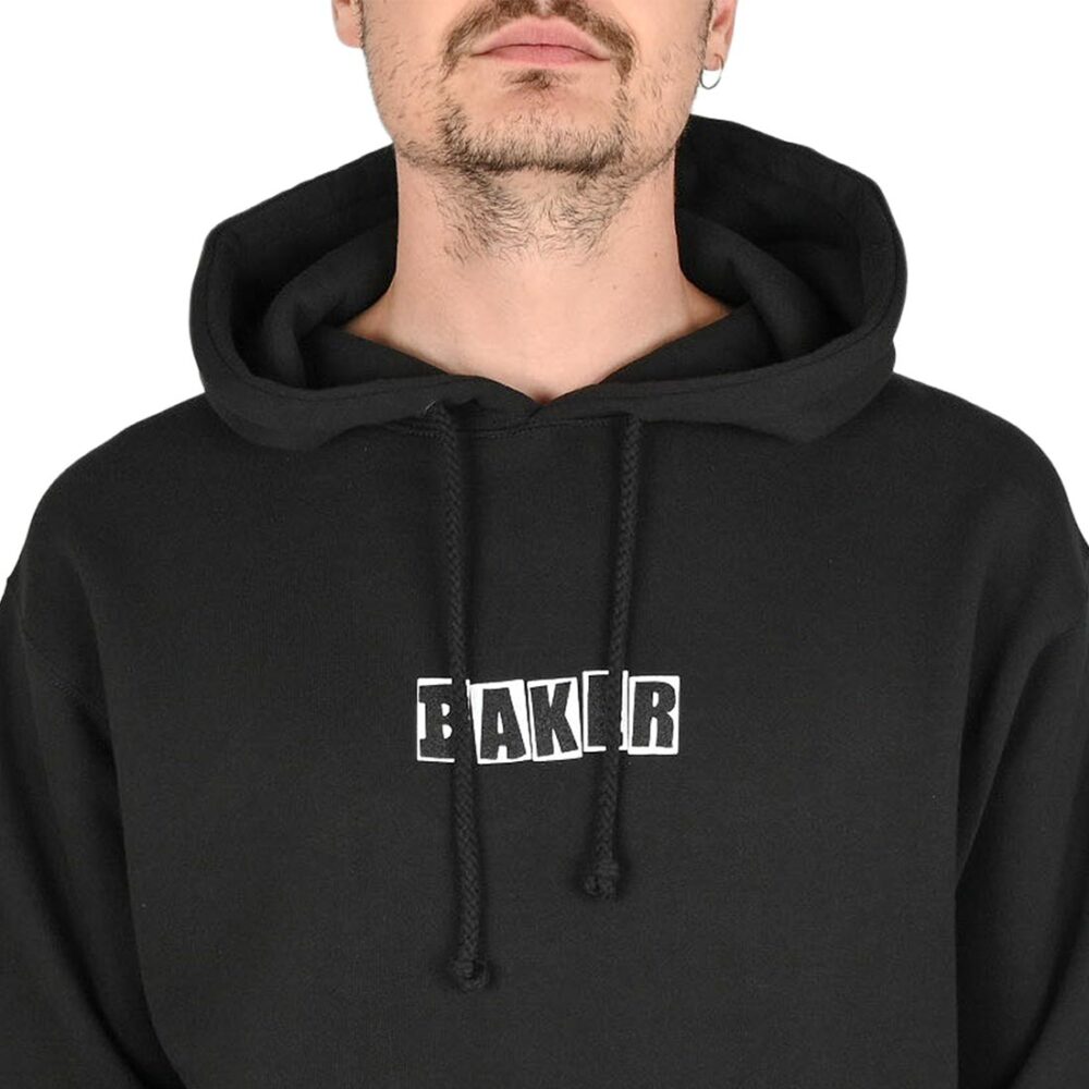 Baker Brand Logo Pullover Hoodie - Black