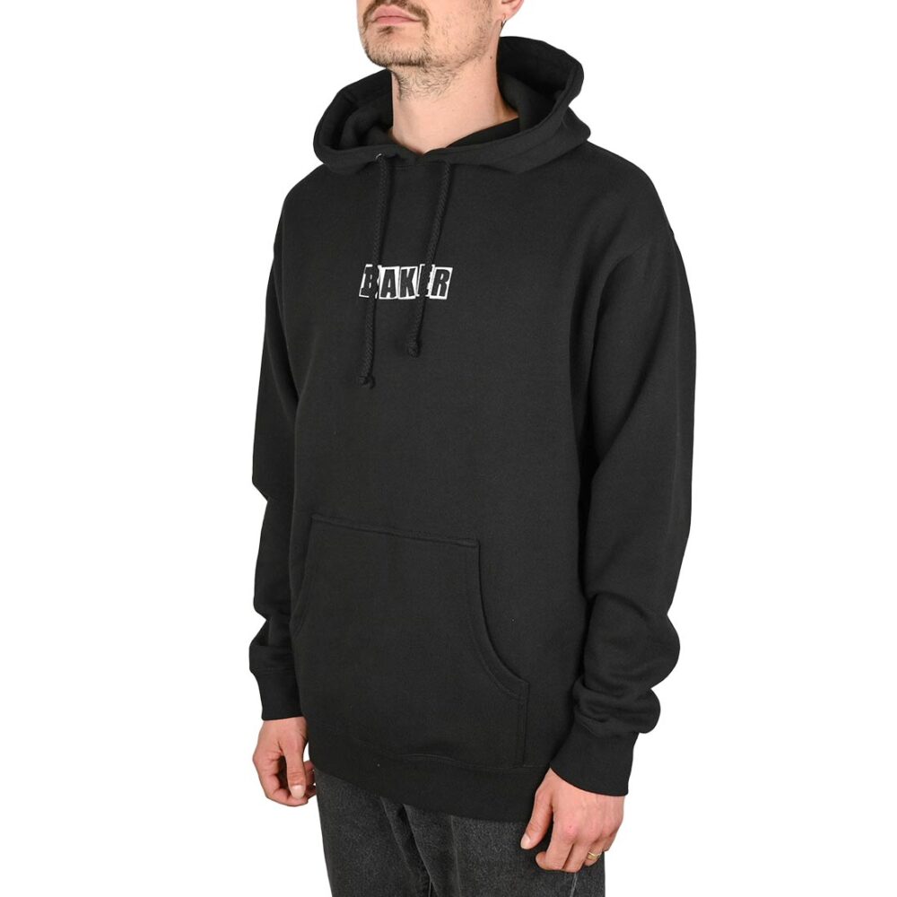 Baker Brand Logo Pullover Hoodie - Black