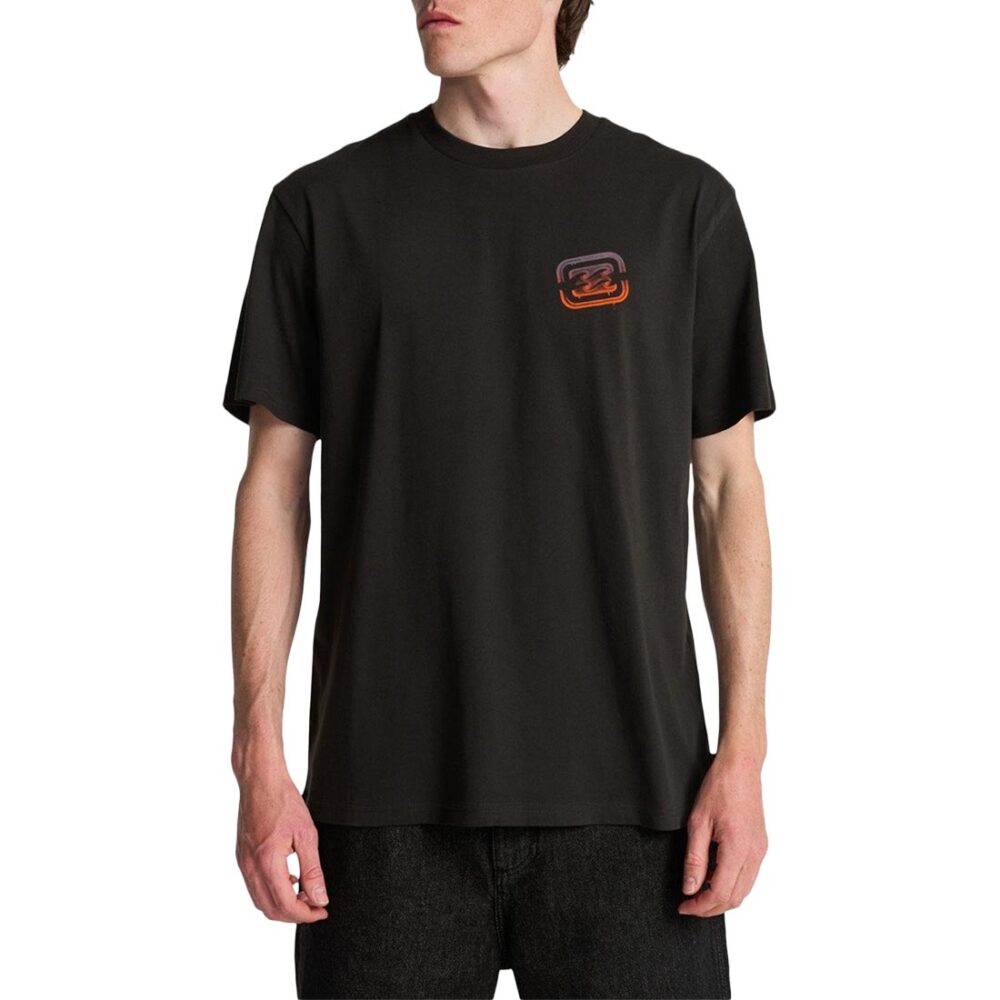 Billabong Crayon Wave S/S T-Shirt - Washed Black (SP26)