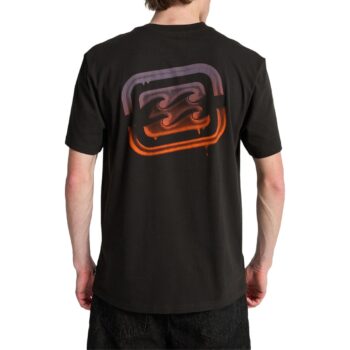Billabong Crayon Wave S/S T-Shirt - Washed Black (SP26)