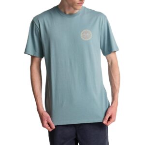 Billabong Crayon Wave S/S T-Shirt - Washed Blue