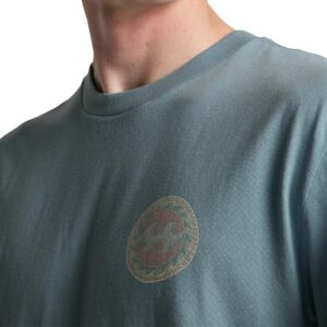 Billabong Crayon Wave S/S T-Shirt - Washed Blue