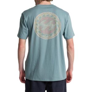 Billabong Crayon Wave S/S T-Shirt - Washed Blue