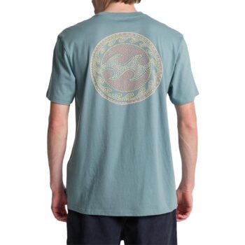 Billabong Crayon Wave S/S T-Shirt - Washed Blue