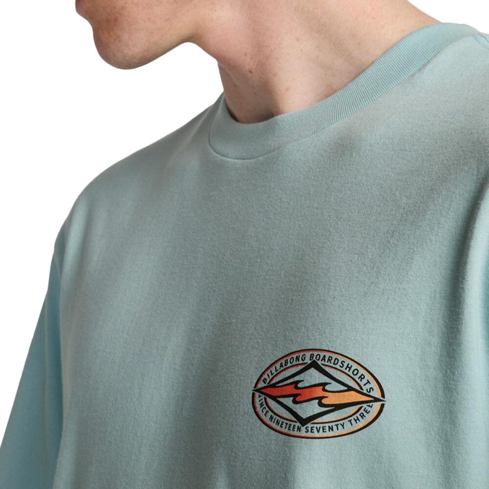Billabong Diamond Vision S/S T-Shirt - Dusty Blue