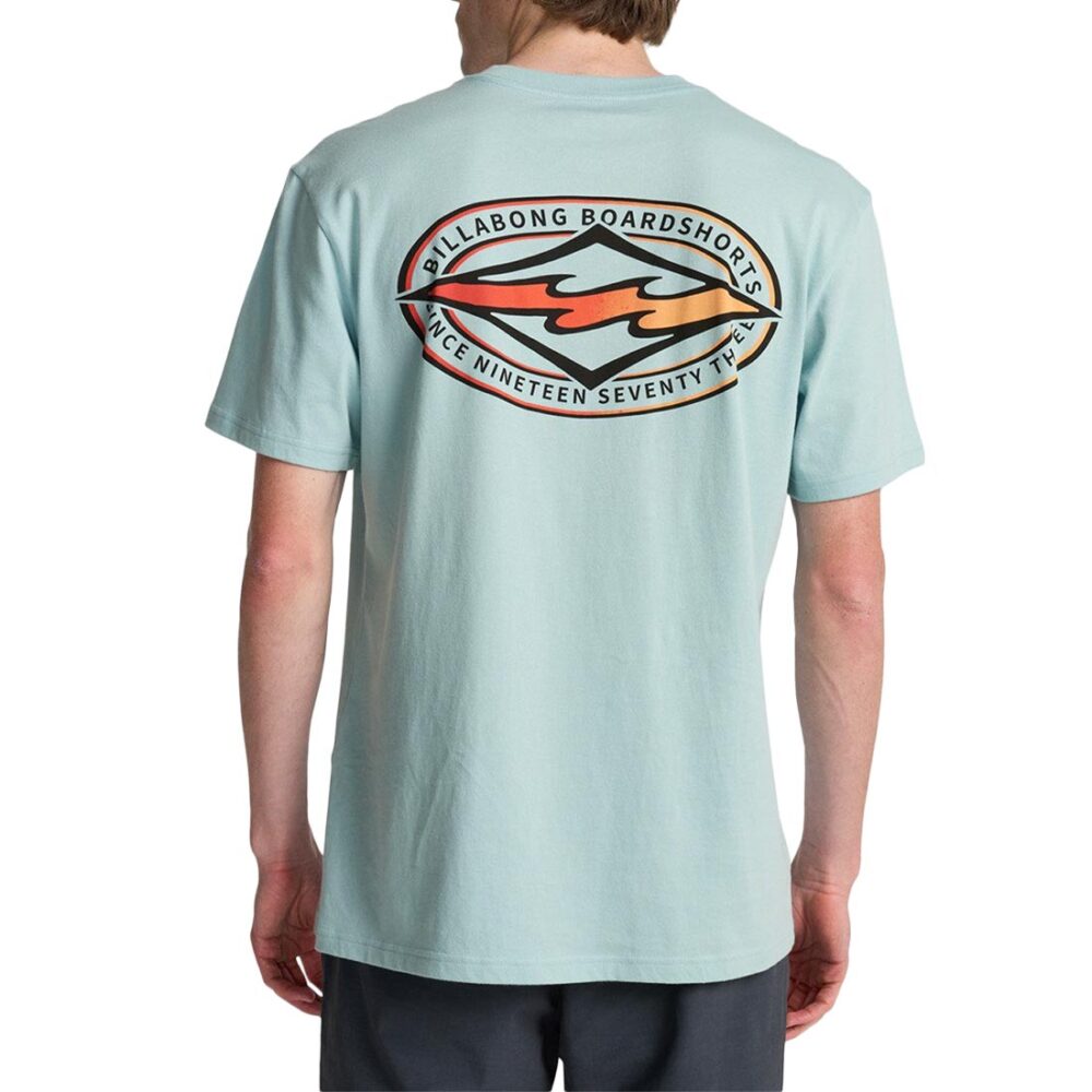 Billabong Diamond Vision S/S T-Shirt - Dusty Blue