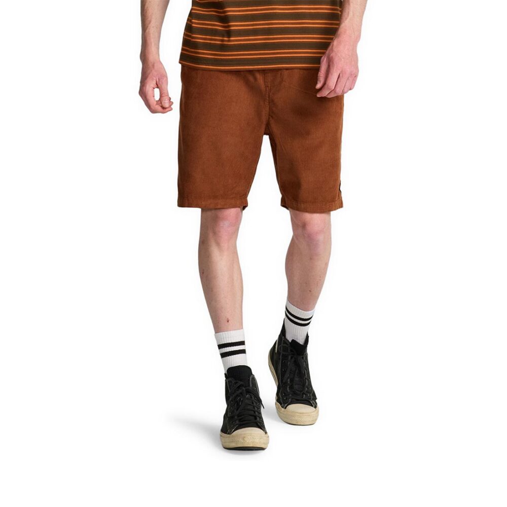 Billabong Larry Elasticated Corduroy Shorts - Rustic Brown