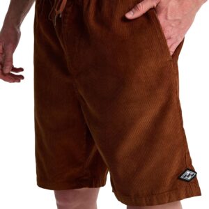 Billabong Larry Elasticated Corduroy Shorts - Rustic Brown