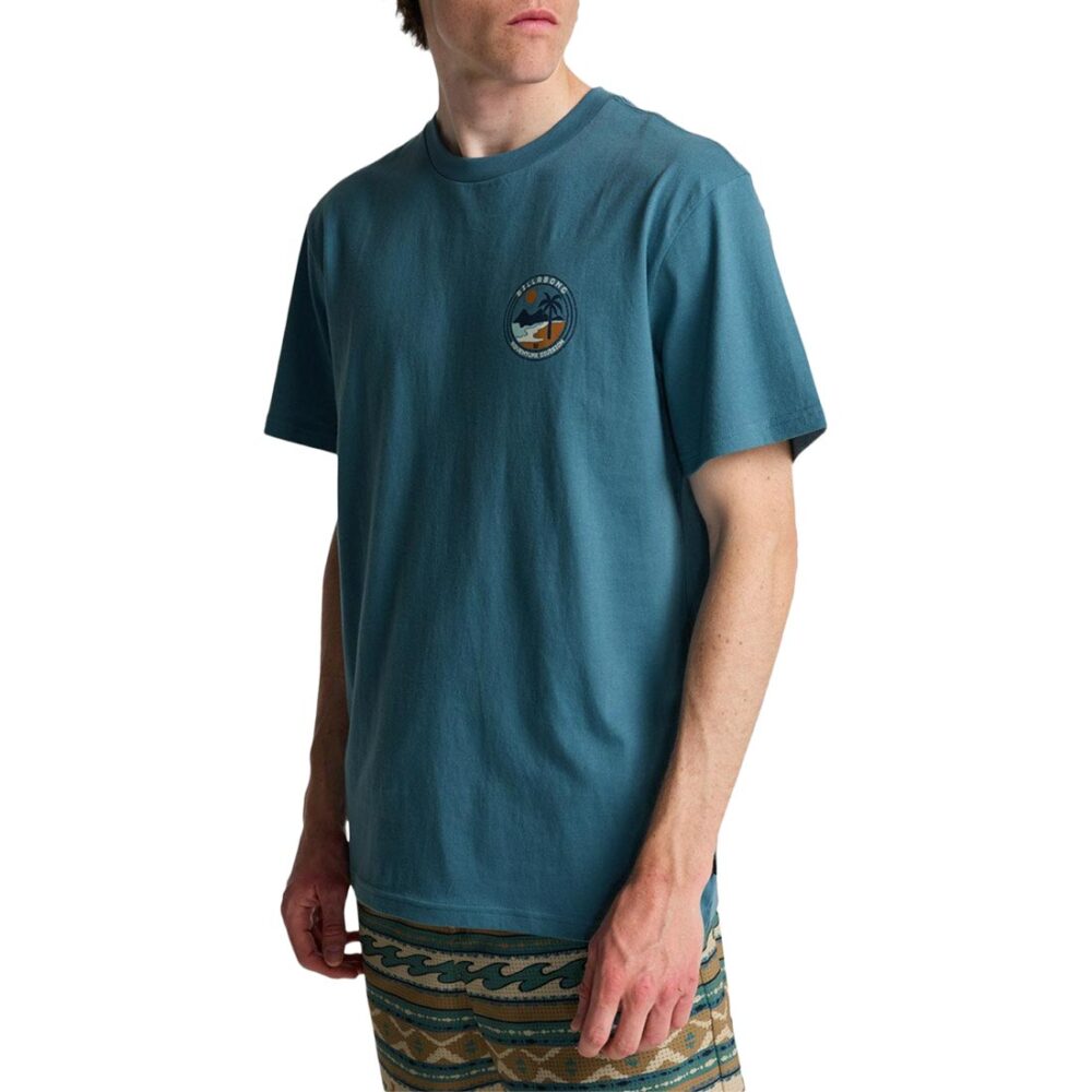 Billabong Rockies S/S T-Shirt - Vintage Blue