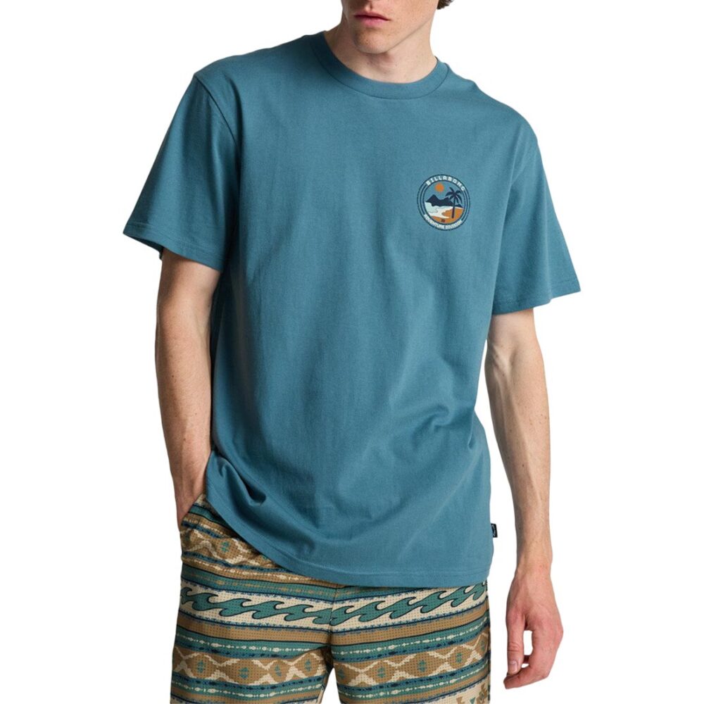 Billabong Rockies S/S T-Shirt - Vintage Blue
