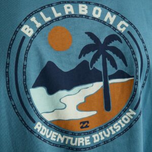 Billabong Rockies S/S T-Shirt - Vintage Blue