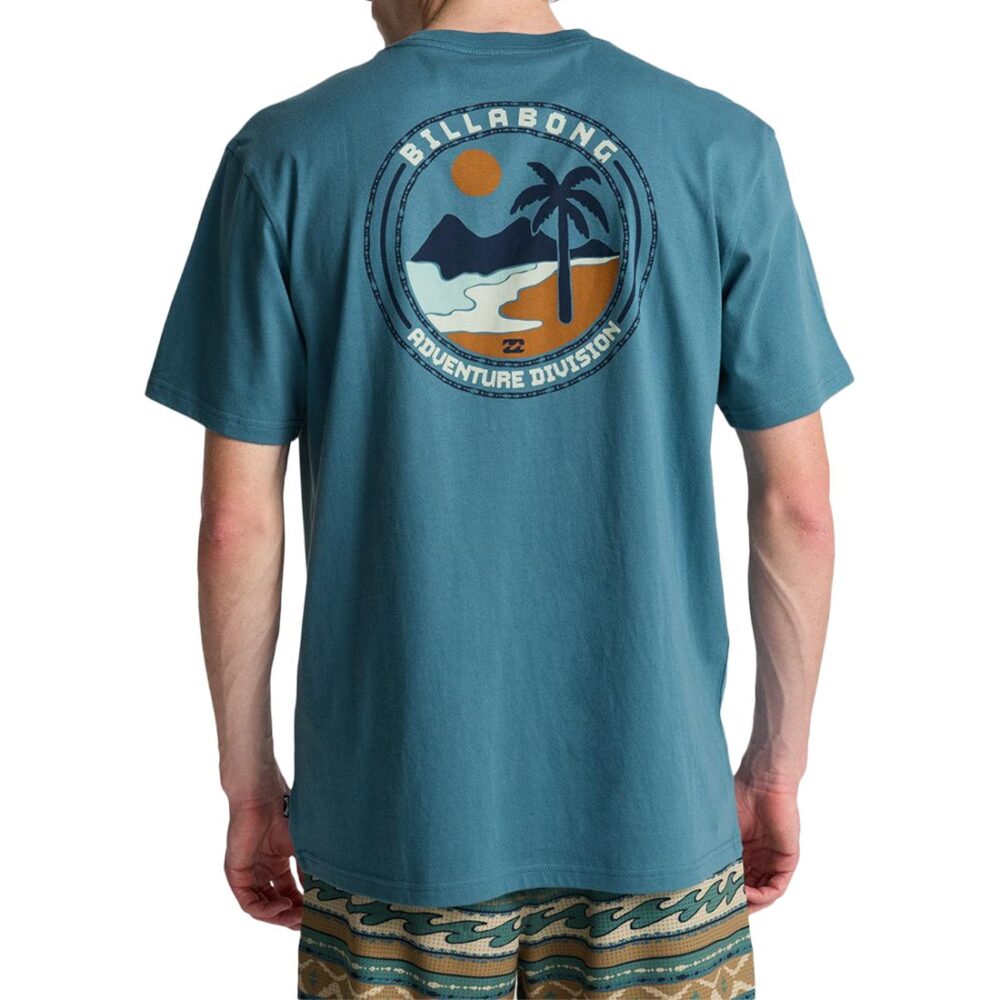 Billabong Rockies S/S T-Shirt - Vintage Blue