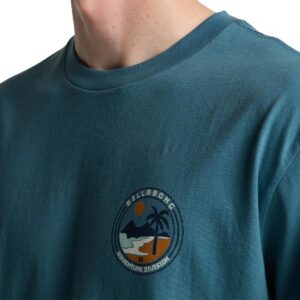 Billabong Rockies S/S T-Shirt - Vintage Blue