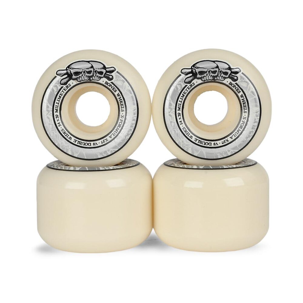 Bones X-Formula V8 Double Wides 97a 54mm Skateboard Wheels