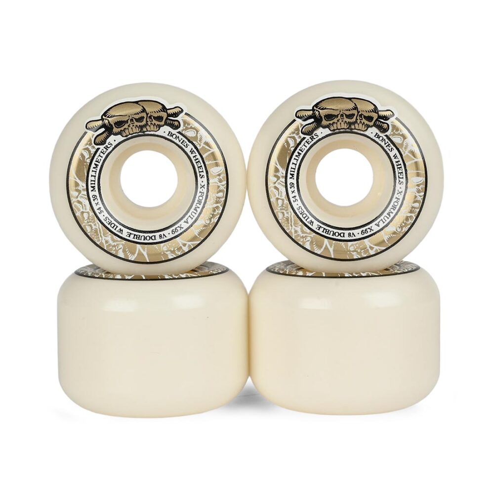 Bones X-Formula V8 Double Wides 99a 54mm Skateboard Wheels